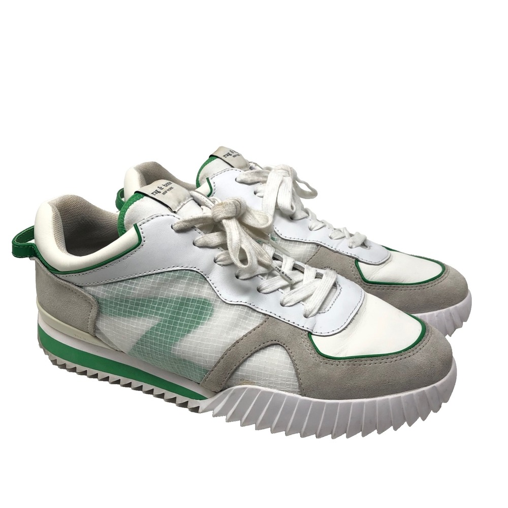 Rag & Bone Retro‎ Runner 2.0 Recycled Material Low Top Sneakers Mens 11 Green